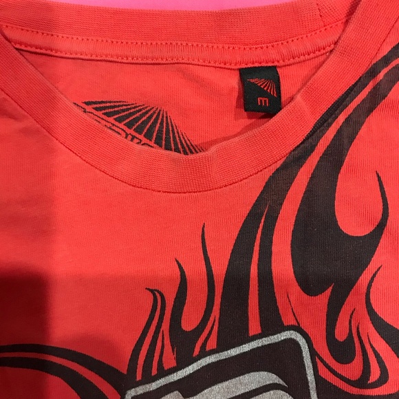 JET PILOT MENS VINTAGE RED SHORT SLEEVED T-SHIRT IN EXCELLENT CONDITION SIZE M - Picture 2 of 3